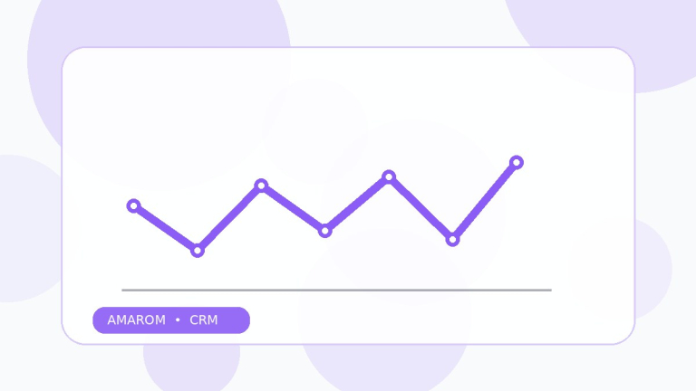 تصویر مفهومی درباره یادداشت و وظیفه CRM در آمارام