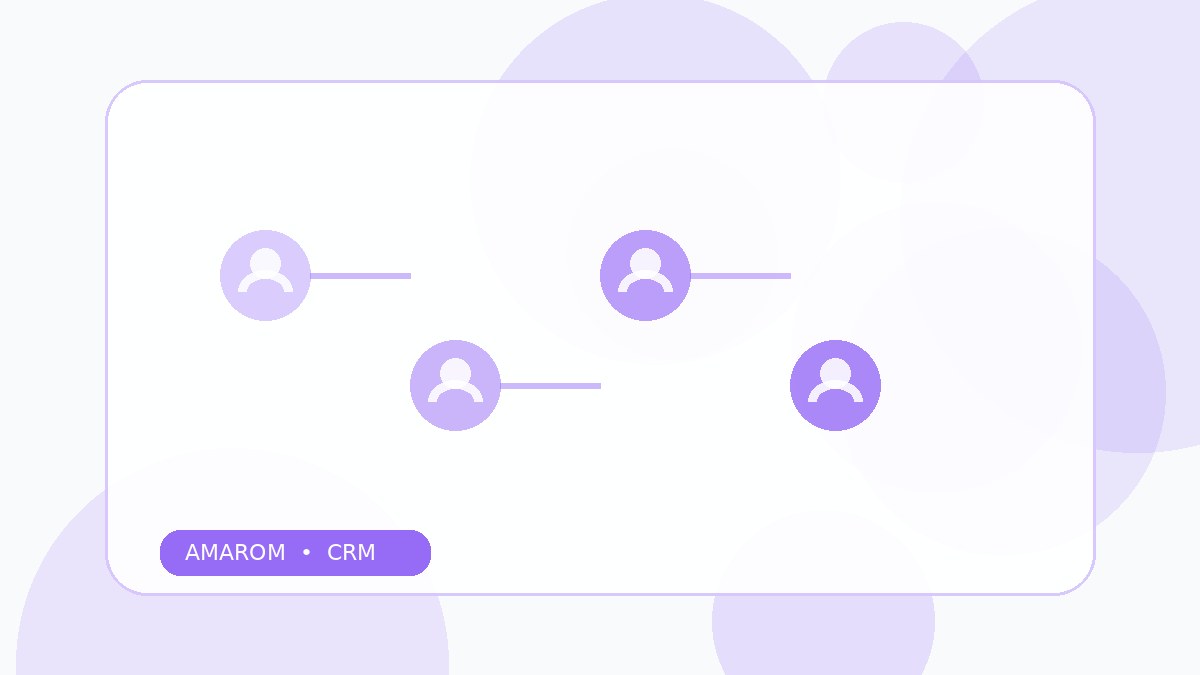 تصویر مفهومی درباره پیگیری مشتری در CRM در آمارام