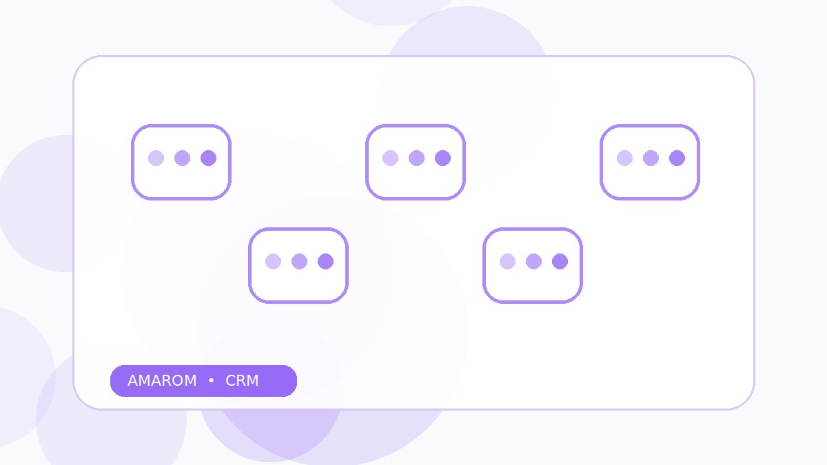 تصویر مفهومی درباره CRM برای کسب و کار کوچک در آمارام